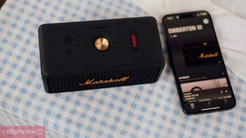 Loa Bluetooth Marshall Emberton III - Tính di động cao, chống nước bền bỉ
