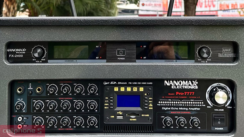 Thiết kế loa kéo Nanomax Pro-7777