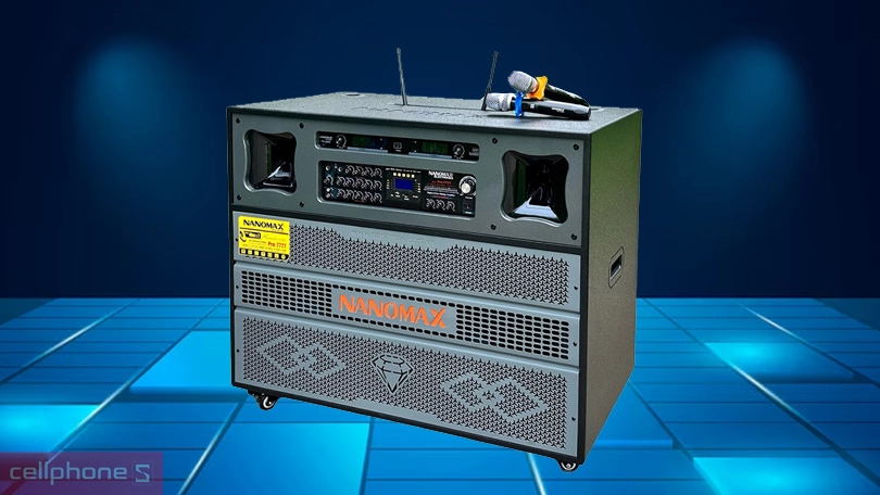 Khả năng kết nối của loa kéo Nanomax Pro-7777