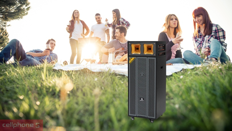 Thời lượng pin của loa kéo Nanomax Pro-803C