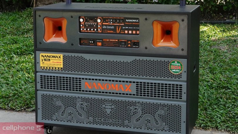 Công suất, công nghệ âm thanh của loa kéo Nanomax Pro 805R