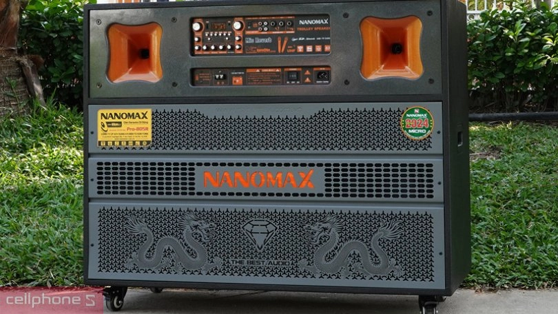 Khả năng kết nối của loa kéo Nanomax Pro 805R