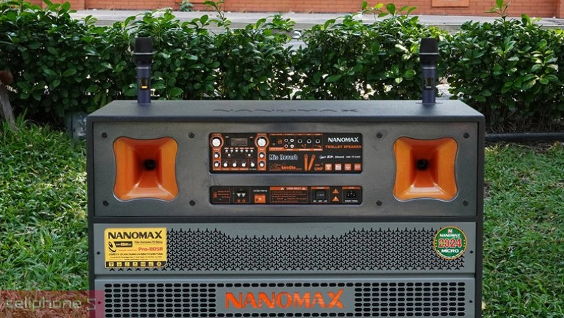 Thời lượng pin của loa kéo Nanomax Pro 805R