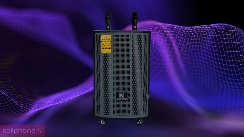Thời lượng pin của loa kéo Nanomax SK-12i