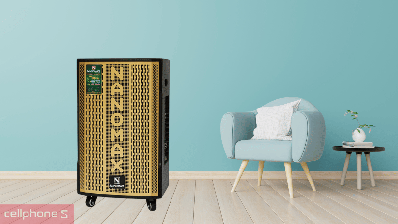 Thiết kế, kích thước loa kéo Nanomax SK-12X3