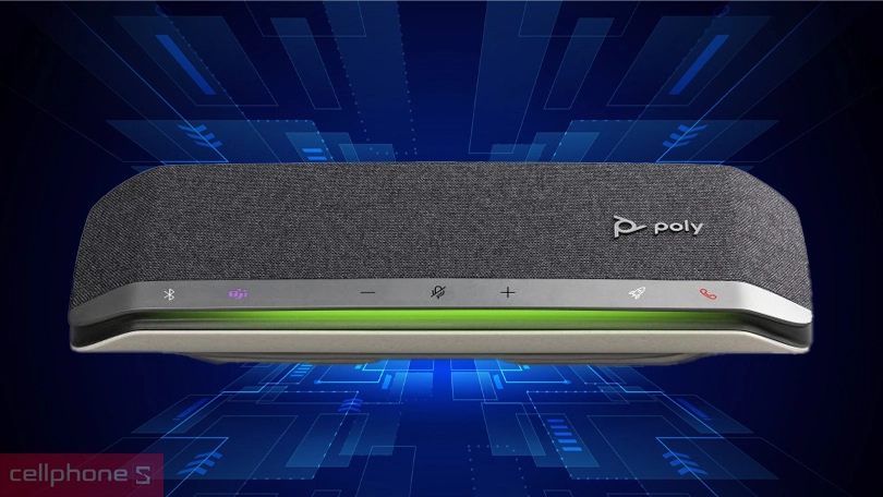 Loa hội nghị Poly Micro 360 Sync 40+ Microsoft Teams Certified 77P36AA - Chất âm mạnh mẽ, chân thực