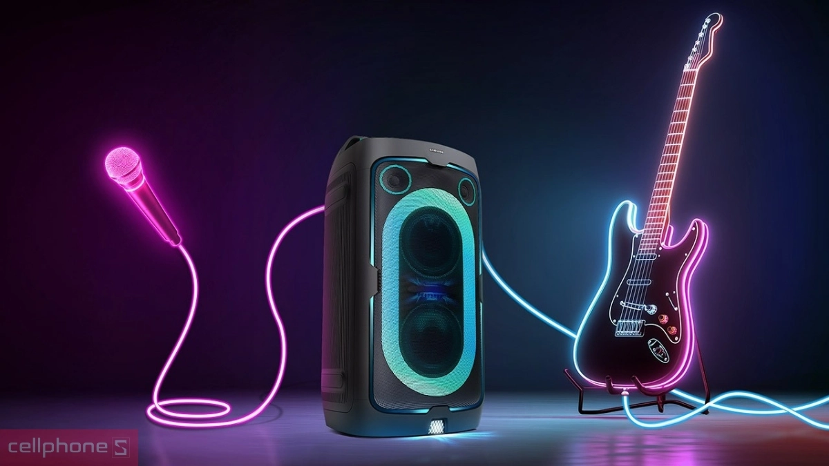 Thiết kế loa tháp Samsung ST40F 160W Party Audio