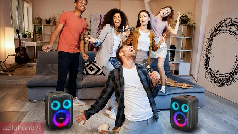 Loa xách tay Karaoke Tronsmart Halo 200 – Âm bass cực mạnh, hát karaoke thoả thích