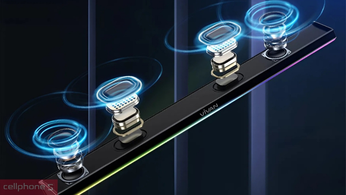 Loa thanh Soundbar VIVAN S2L 20W - Âm thanh mạnh mẽ