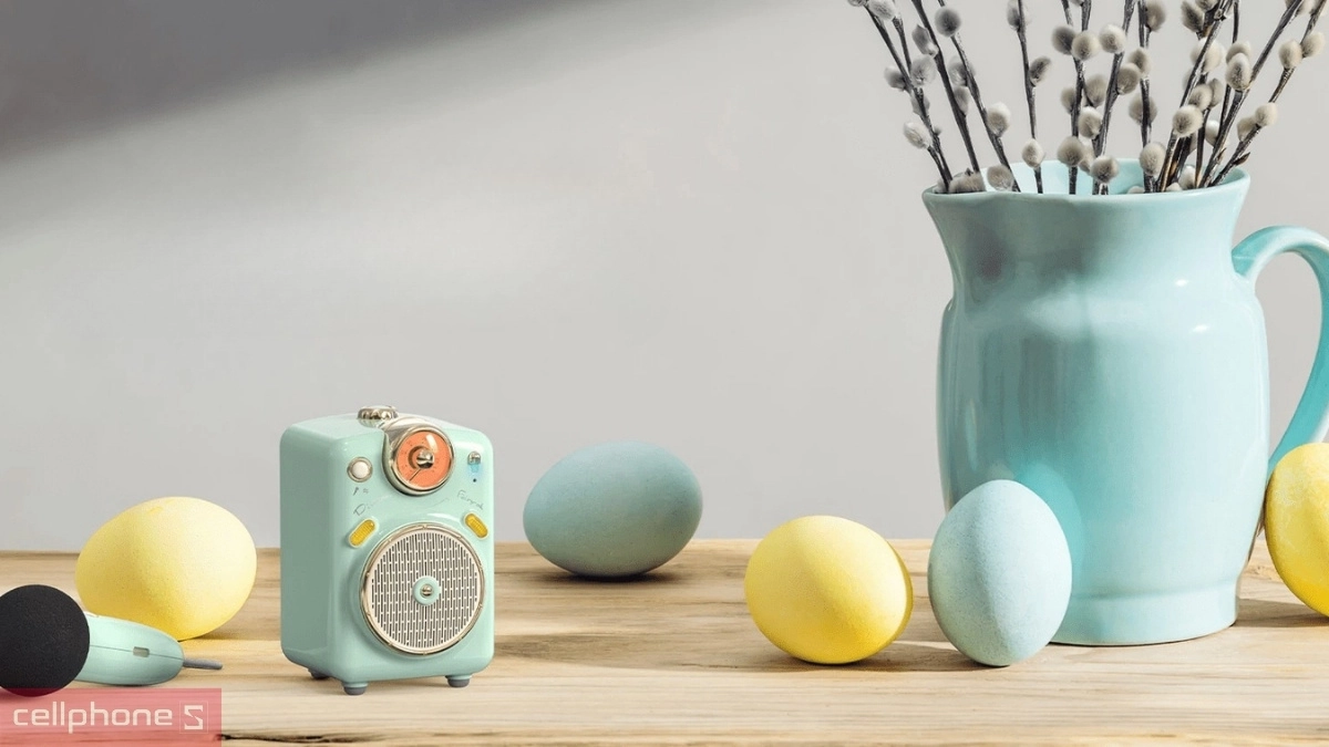 Thiết kế retro loa Bluetooth Divoom Fairy OK