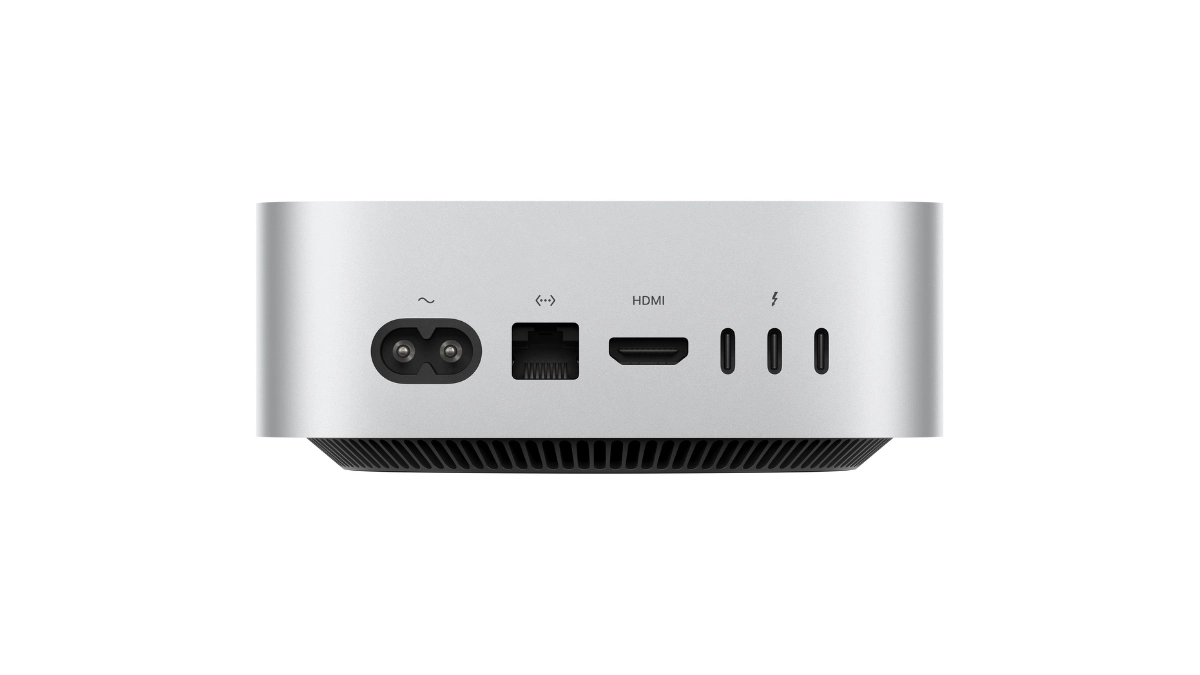 Mac mini M4 10CPU 10GPU 16GB 1TB 2024 trang bị đầy đủ các cổng kết nối