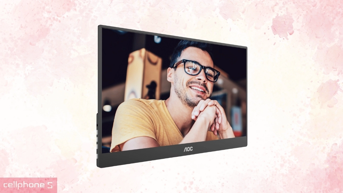 Thiết kế màn hình AOC 16T20 16 inch