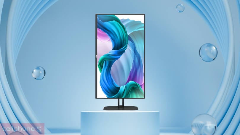 Màn hình AOC 24V5/BK 24 inch với thiết kế tinh giản và khả năng xoay đa chiều