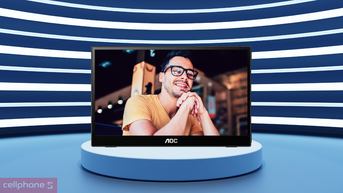 Màn hình AOC di động 15.6–16 inch mỏng nhẹ, linh hoạt khi di chuyển