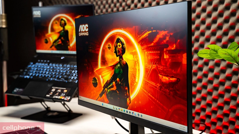 Màn hình gaming AOC 24G4E/74 24 inch – Tần số quét 180Hz tối ưu gaming