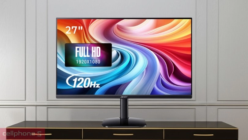 Màn hình Acer KA272 G0 27 inch - Mượt mà 120hz, hình ảnh IPS sống động