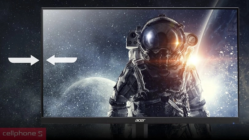 Thiết kế màn hình Acer SA272U E 27 inch