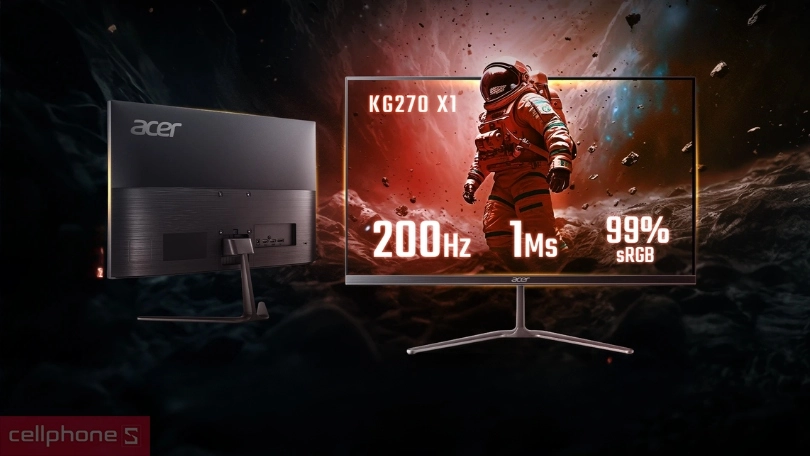 Hiệu suất, tốc độ làm mới và tần số quét của màn hình Gaming Acer Nitro KG270 X1 27 inch