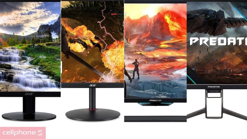 Màn hình Acer đa dạng dòng sản phẩm