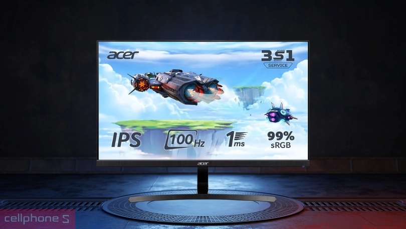 Màn hình Acer K273 E 27 inch: độ phân giải Full HD, tần số quét 100Hz, tương thích cao