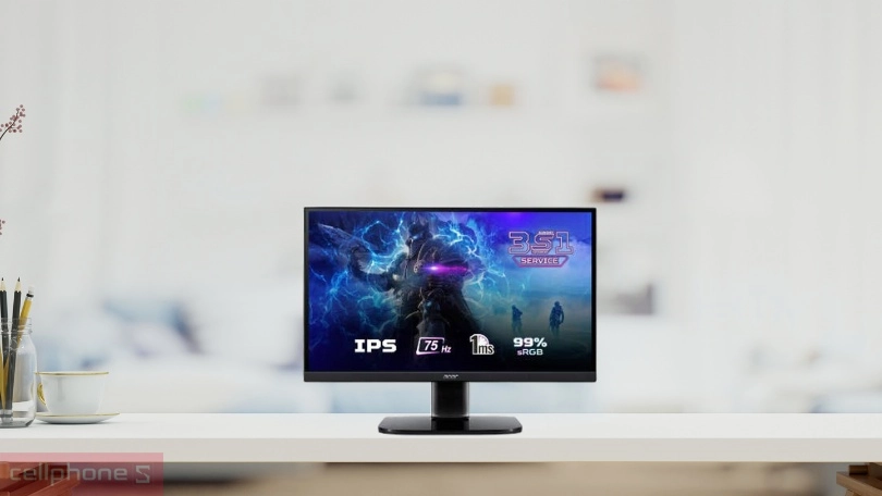 Hiển thị màn hình Acer KA272 165hz