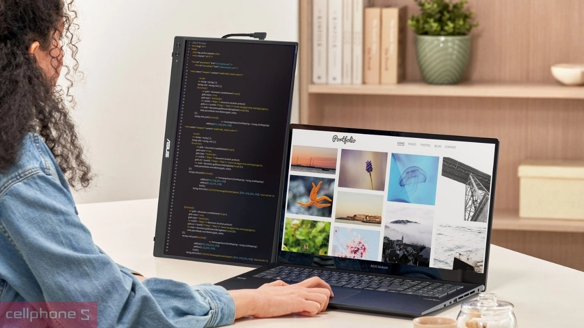 Chất lượng hiển thị màn hình Asus ZenScreen MB16FC 16 inch