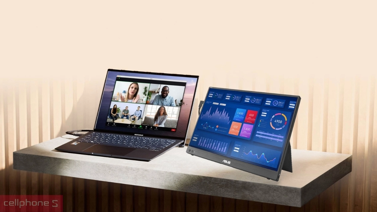 Công nghệ màn hình Asus ZenScreen MB16FC 16 inch