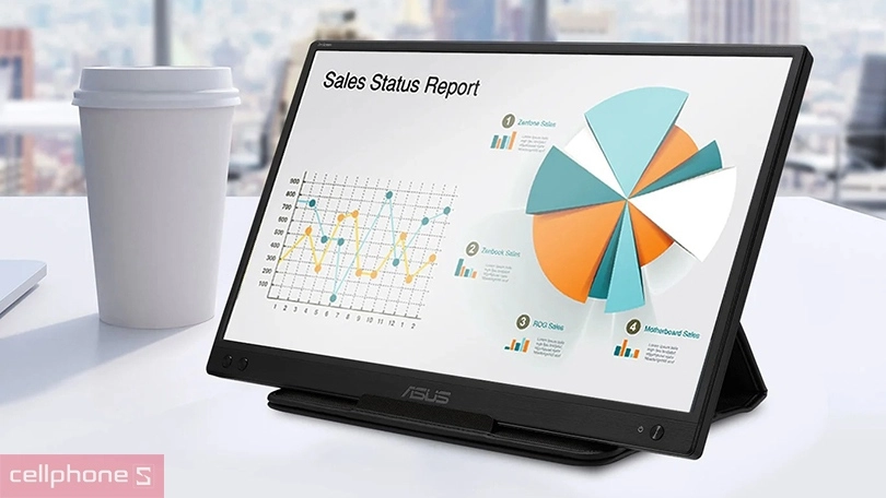 Đánh giá màn hình Asus MB166C 16 inch