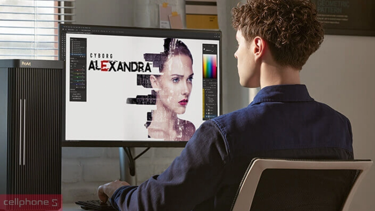 Màu sắc hiển thị trên Màn hình ASUS ProArt PA278CGRV 27 inch