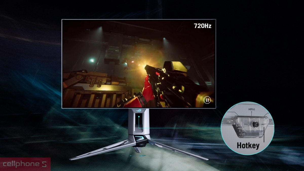 Chất lượng hiển thị màn hình ASUS ROG Swift OLED PG27AQWP-W 27 inch