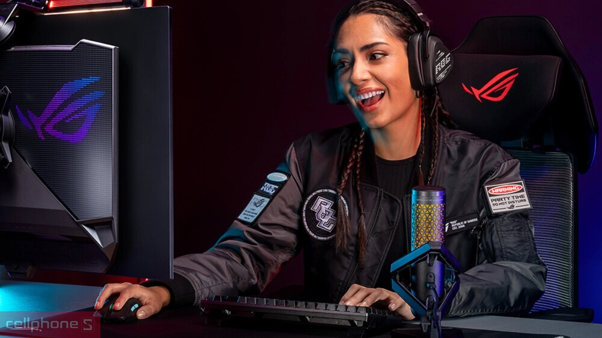 Asus ROG Swift OLED PG27UCDM 27 inch được trang bị hai cổng HDMI 2.1