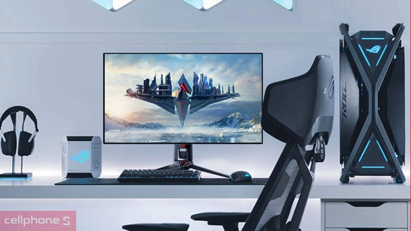 Thiết kế màn hình Gaming ASUS ROG Swift OLED PG32UCDP 32 inch 