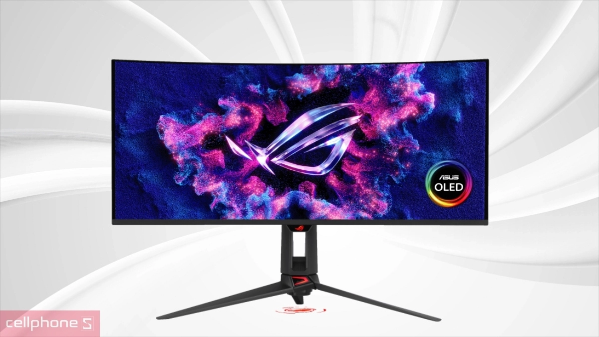 Asus ROG Swift OLED PG34WCDN có độ cong 1800R