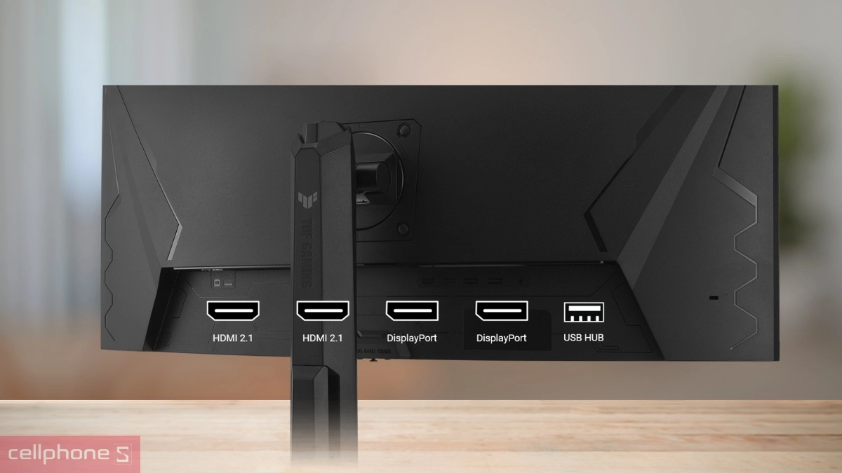 Cổng kết nối màn hình ASUS TUF VG34WQML5A 34 inch