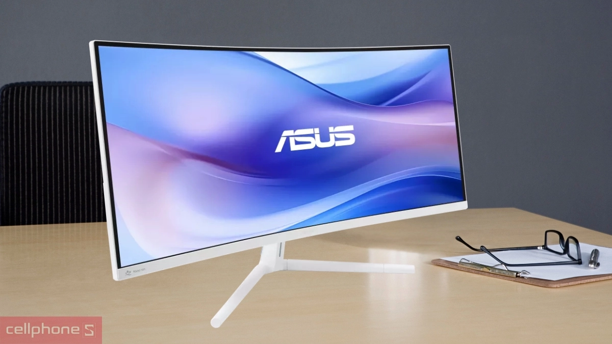 Thiết kế màn hình ASUS VU34WCIP-W 34 inch