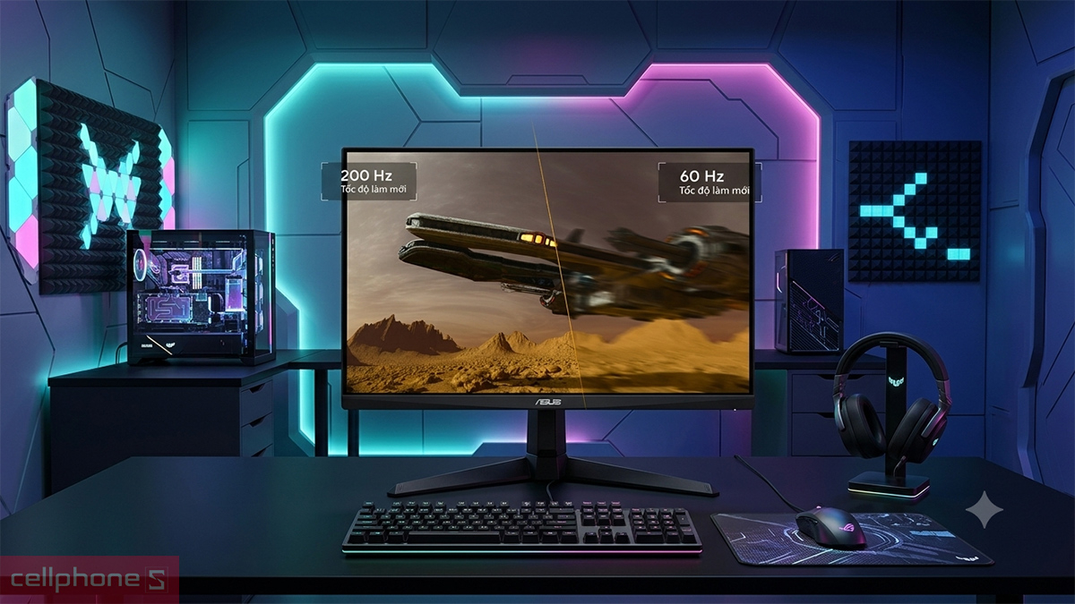 Màn hình Asus TUF VG259Q5A 24,5 inch phù hợp chơi game tốc độ cao