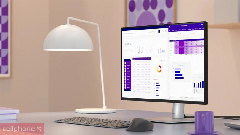 Chất lượng hiển thị của màn hình Dell P2425H 24 inch