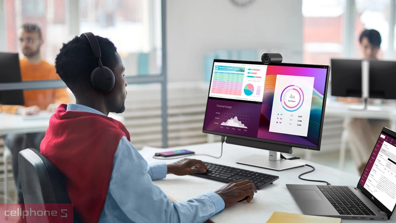 Thiết kế màn hình Dell P2425H 24 inch