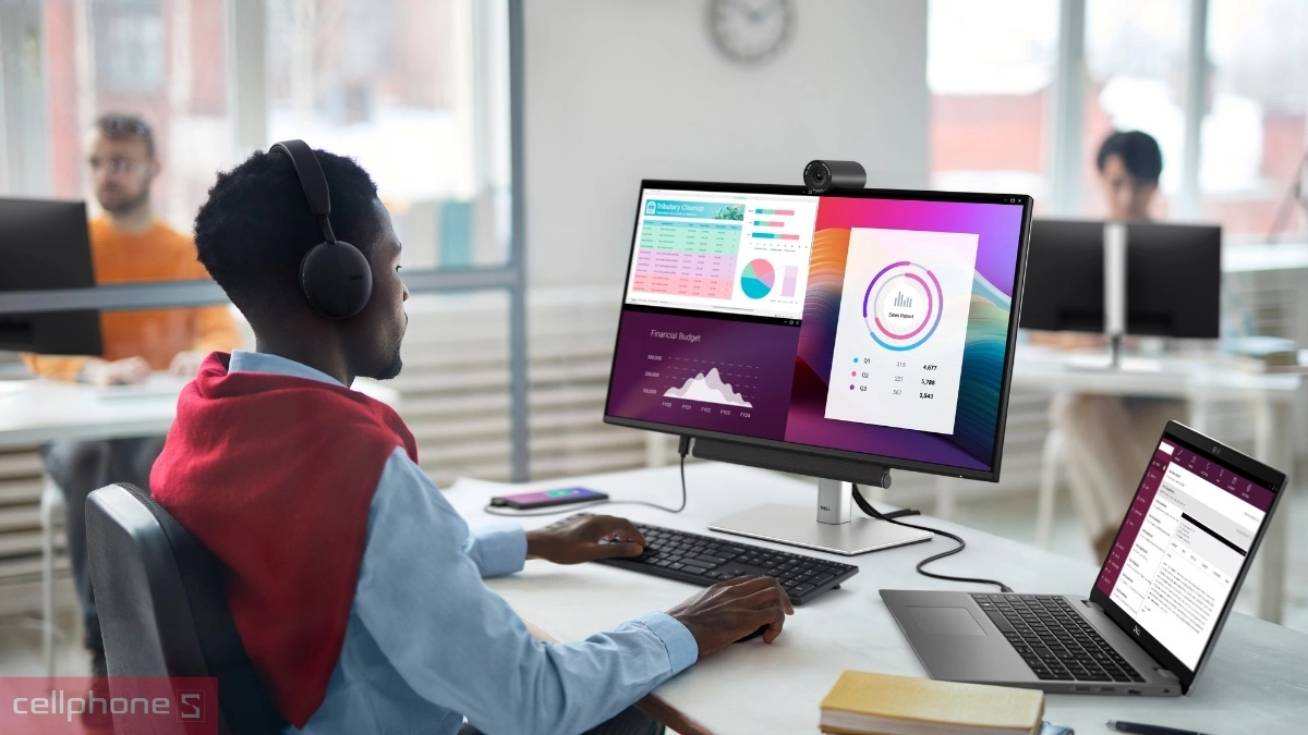 Khả năng kết nối màn hình Dell P2725H 27 inch