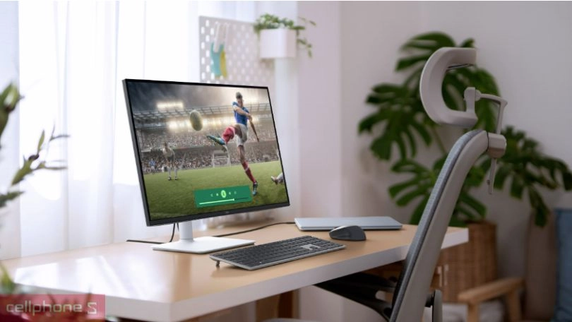 Thiết kế, màu sắc của màn hình Dell S2725QS 27 inch