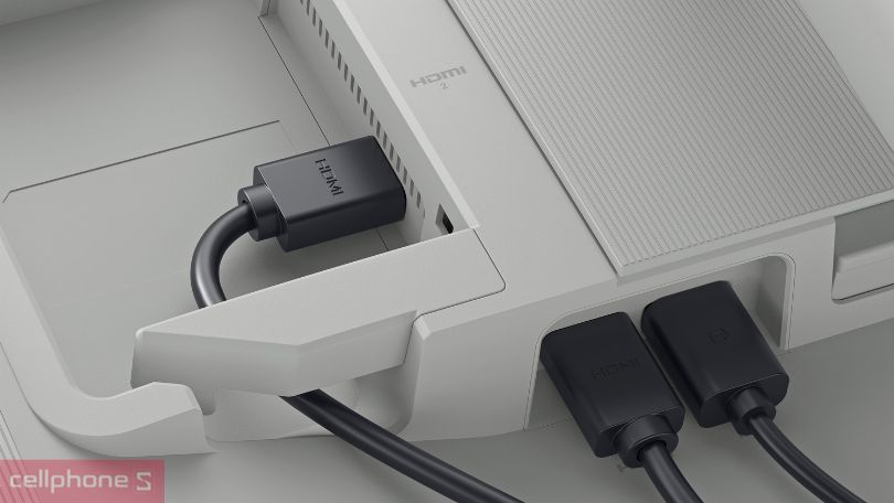 Cổng kết nối của màn hình Dell S2725QS 27 inch