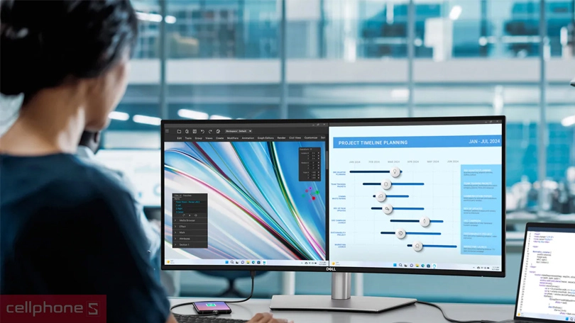 Màn hình cong Dell UltraSharp U3425WE 120Hz 34 inch - Hiển thị hình ảnh sống động