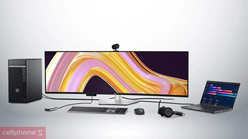 Tấm nền của màn hình cong Dell UltraSharp U4924DW 60Hz 49 inch
