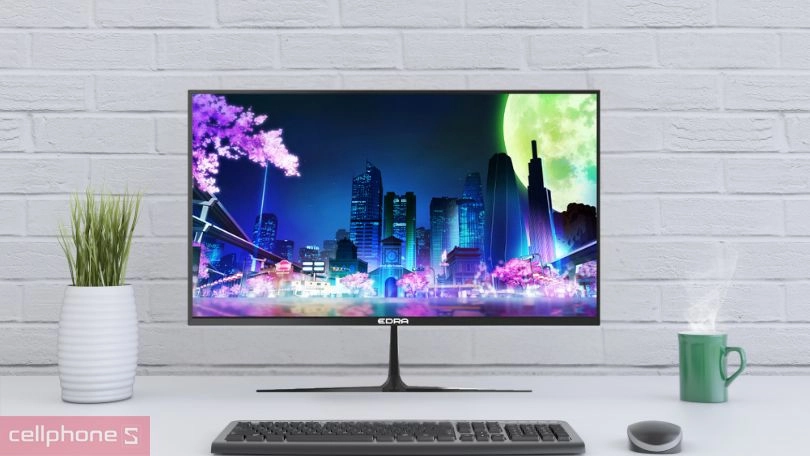 Tấm nền, màu sắc hiển thị trên màn hình EDRA EGM24F100PV 24 inch