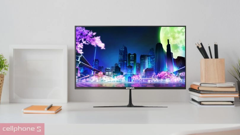 Cổng kết nối của màn hình EDRA EGM24F100PV 24 inch