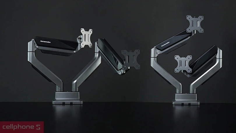 Đánh giá Giá treo màn hình máy tính Human Motion T9-2H Dual