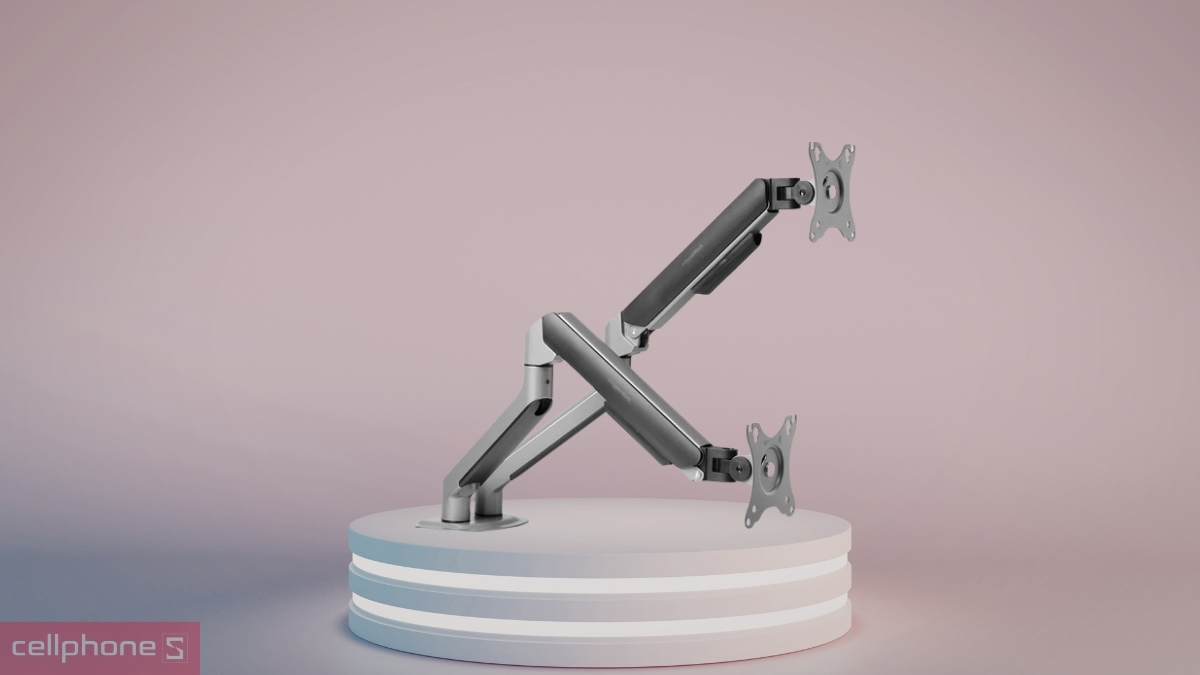 Giá treo màn hình HyperWork cung cấp khả năng tùy chỉnh linh hoạt