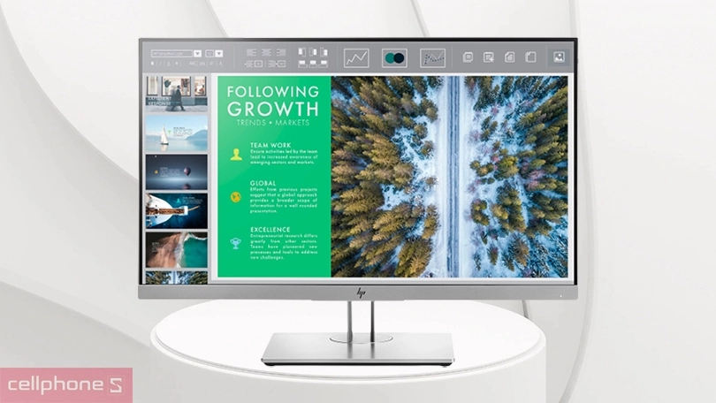 Thiết kế màn hình HP E243 24 inch