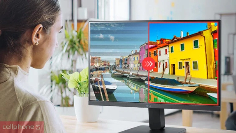 Thiết kế màn hình LG 24MR400-B 24 inch