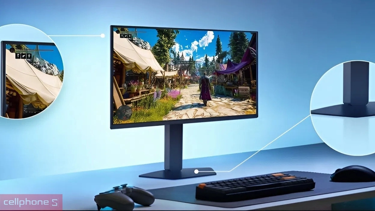Thiết kế màn hình gaming LG UltraGear 25G523-B 25 inch